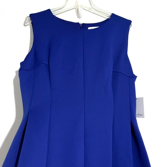 Calvin Klein Structured Fit and Flare Dress - Picture 5 of 11